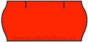 Etikety Contact 26x12 červené (36ks)