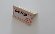 Cenovka stříška 6x3,5cm