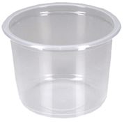 Plast. zatav. miska PP na polévku 500 ml kulatá transparentní (50ks)