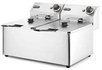 Fritéza Kitchen Line - 2x 8L, HENDI, Kitchen Line, 16L